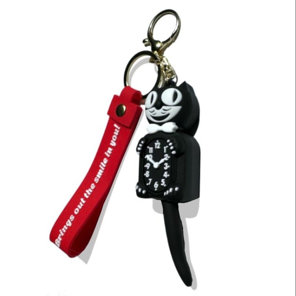 3D Kit-Cat Klock Figurine Keychain - Picture 3 of 3